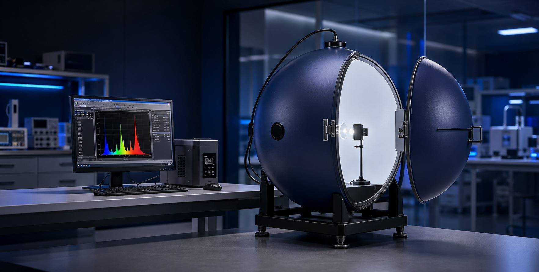 积分球光谱分析系统